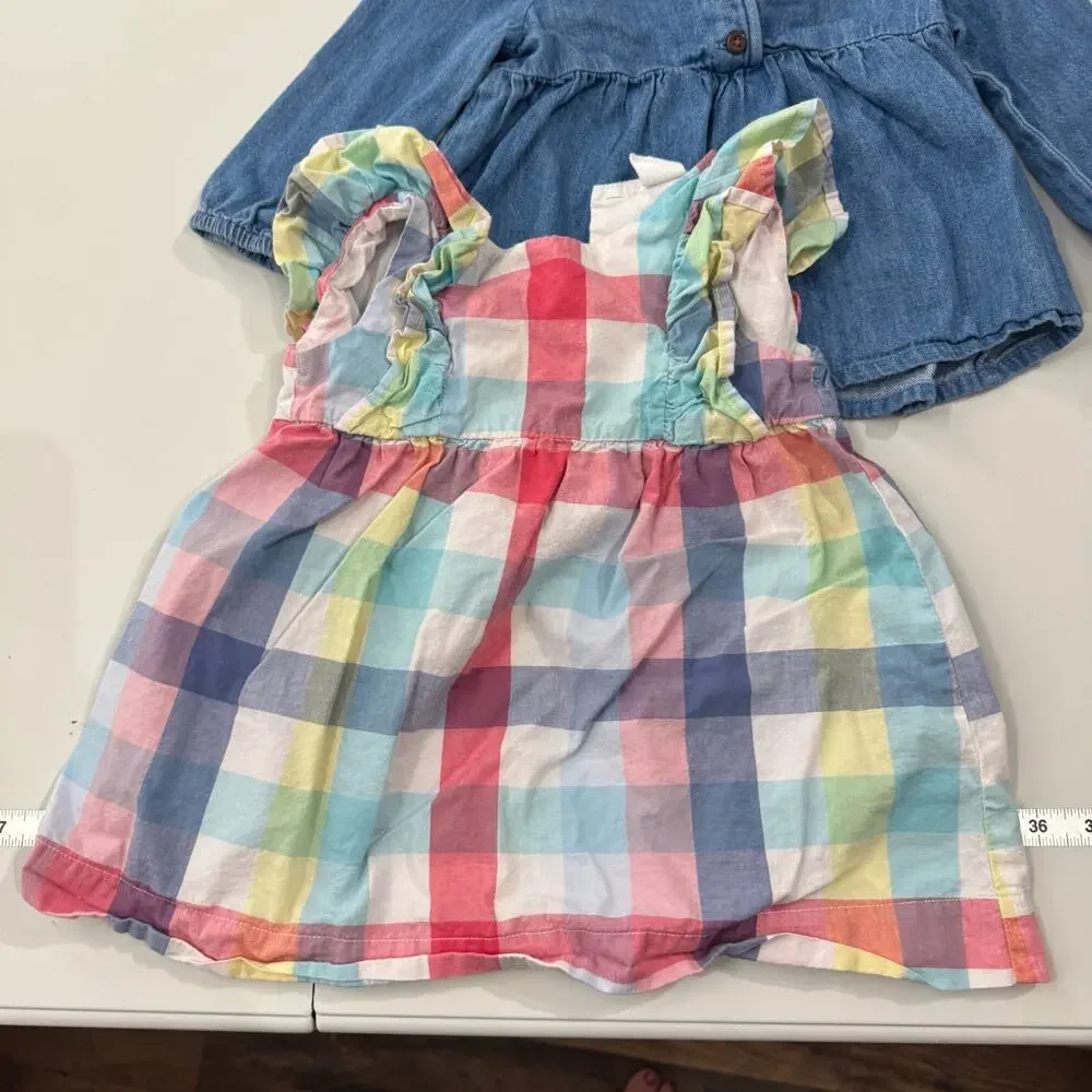 Baby Gap & Old Navy Lot of Girls Dresses Top Sz 18-24 Months Floral Boho